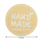 Yellow handmade sticker labeled "Especially for You".