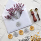 Gold and silver wax seal stamps with "With Love" and "Thank You" for crafts.