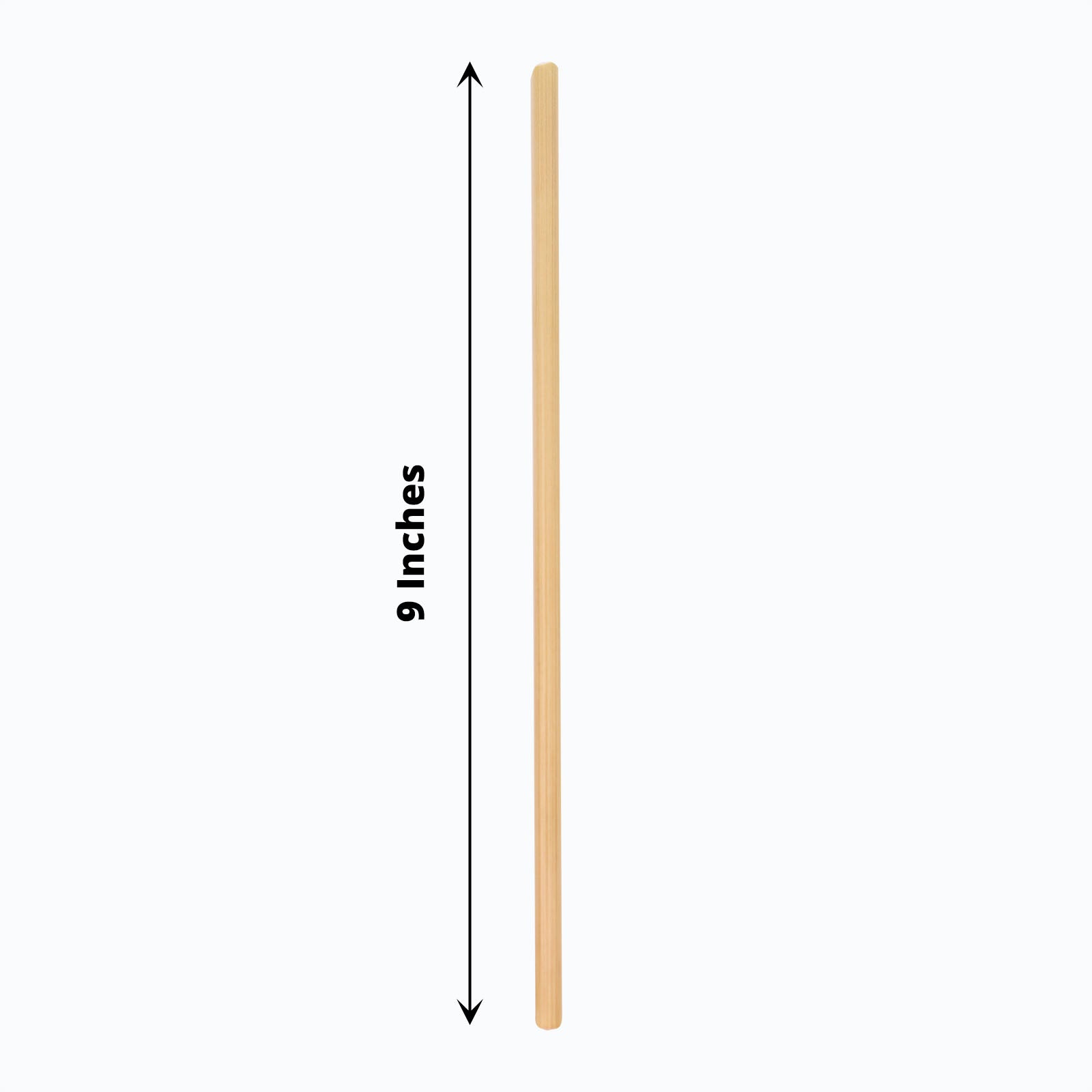 100 Pack Natural Wheat 9 Inch Disposable Drinking Straws