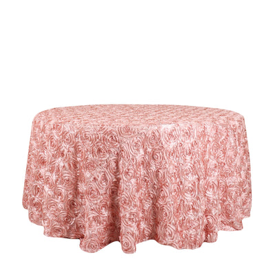 Quality Material of the Dusty Rose Rosette Tablecloth