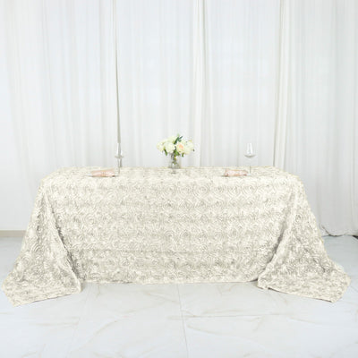 Luxurious 3D Rosette Design