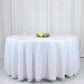 120 Inch Round Tablecloth Iridescent Blue With Sequins