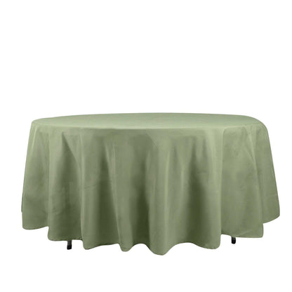 Eucalyptus Sage Green Tablecloth Polyester 108 Inch Round