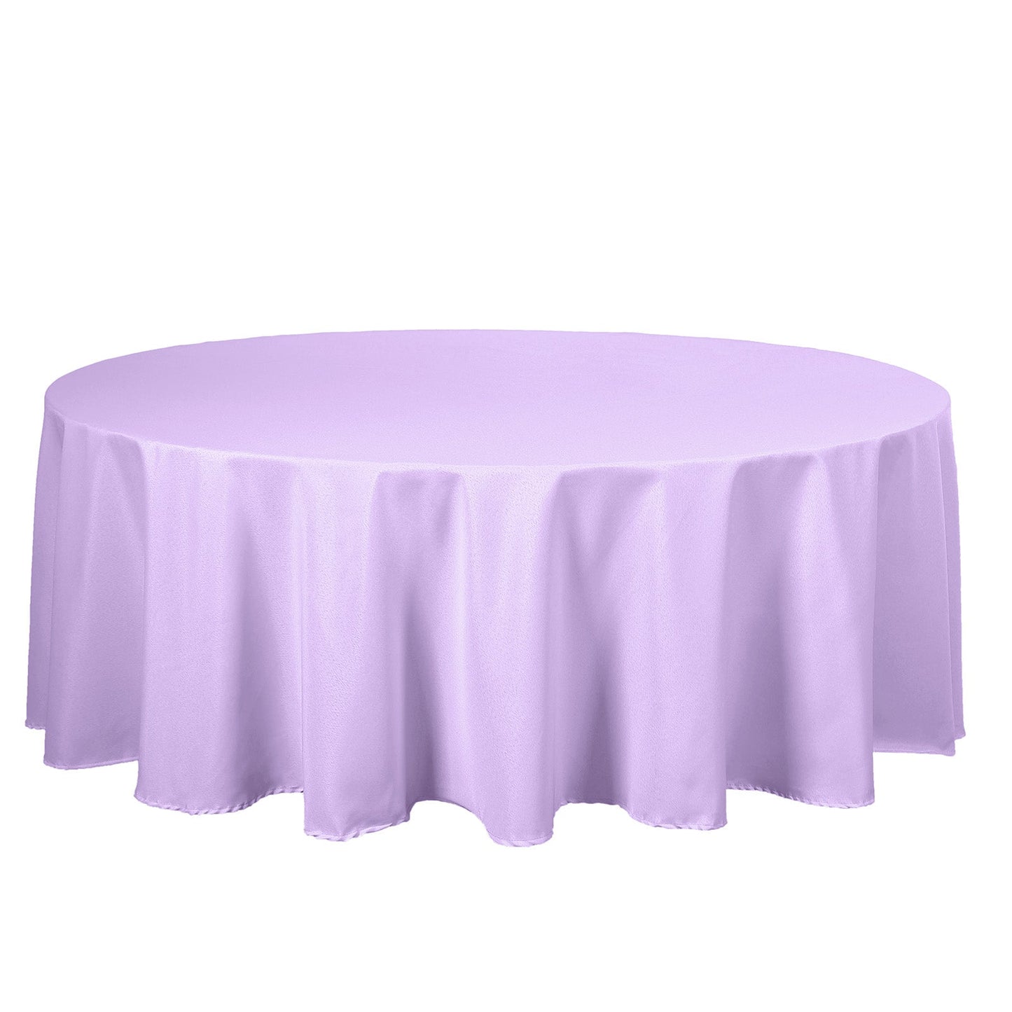 108inch Lavender Lilac Polyester Round Tablecloth