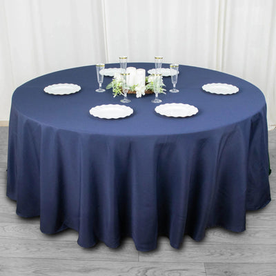 Sophisticated Elegance of Navy Blue Tablecloth