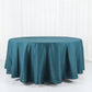 108 Inch Peacock Teal Tablecloth Round Polyester
