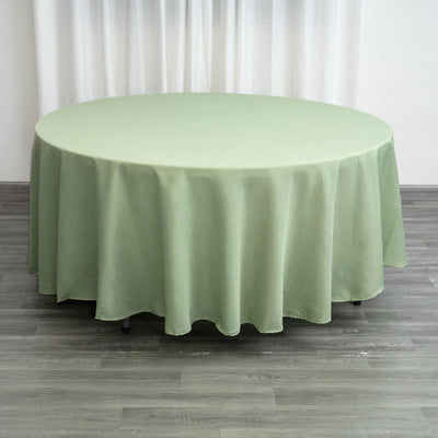 Elegant Design of the 108" Sage Green Tablecloth