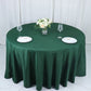 Hunter Emerald Green Round Tablecloth 132 Inches