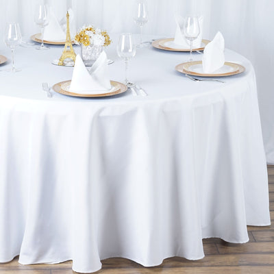 Unmatched Quality of Our Polyester Round Tablecloth