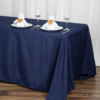 Elevate Your Event with Navy Blue Tablecloths