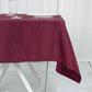 54inch Burgundy 200 GSM Seamless Premium Polyester Square Tablecloth