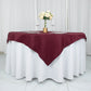 54" Burgundy Premium Polyester Square Tablecloth - 220GSM