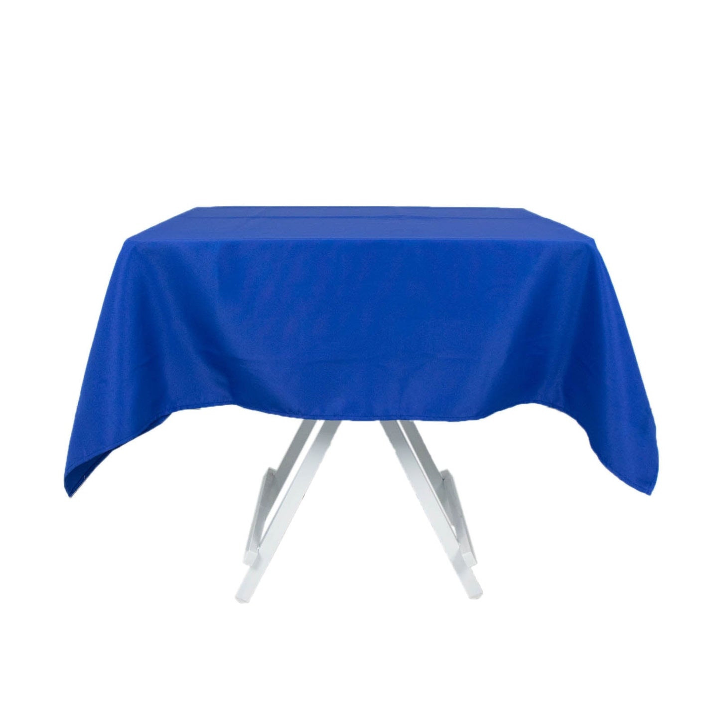 54inch Royal Blue 200 GSM Seamless Premium Polyester Square Tablecloth