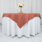 54" Terracotta (Rust) Premium Polyester Square Tablecloth - 220GSM
