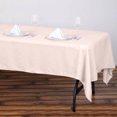 Versatility of the Blush 60x102 Tablecloth