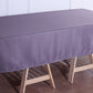 Seamless Polyester Amethyst Tablecloth 60 Inch x 126 Inch