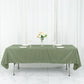 60"x102" Dusty Sage Green Polyester Rectangular Tablecloth