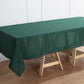 Hunter Emerald Green Rectangular Polyester Tablecloth 60 Inch x 102 Inch