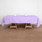 60inch x 102inch Lavender Lilac Polyester Rectangular Tablecloth