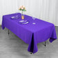 60x102inch Purple 200 GSM Seamless Premium Polyester Rectangular Tablecloth