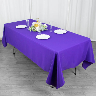 Elegant Purple Tablecloth for Any Event