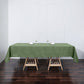 60"x102" Olive Green Polyester Rectangular Tablecloth