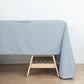 60 Inch x 126 Inch Dusty Blue Rectangular Tablecloth in Seamless Polyester