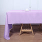 60inch x 126inch Lavender Lilac Seamless Polyester Rectangular Tablecloth