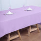 60inch x 126inch Lavender Lilac Seamless Polyester Rectangular Tablecloth