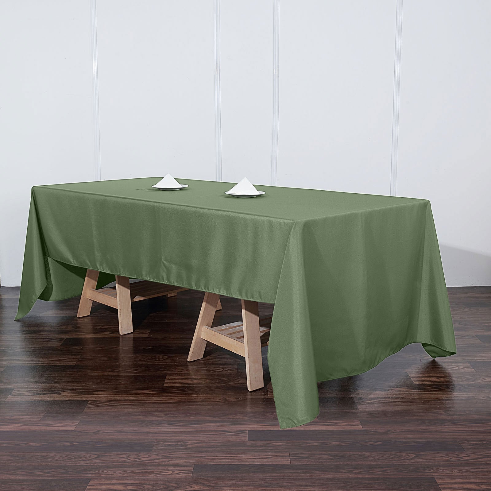 Olive Green Tablecloth for 60 Inch x 126 Inch Rectangular