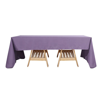 Polyester Tablecloth Violet Amethyst 72 Inch x 120 Inch Rectangle