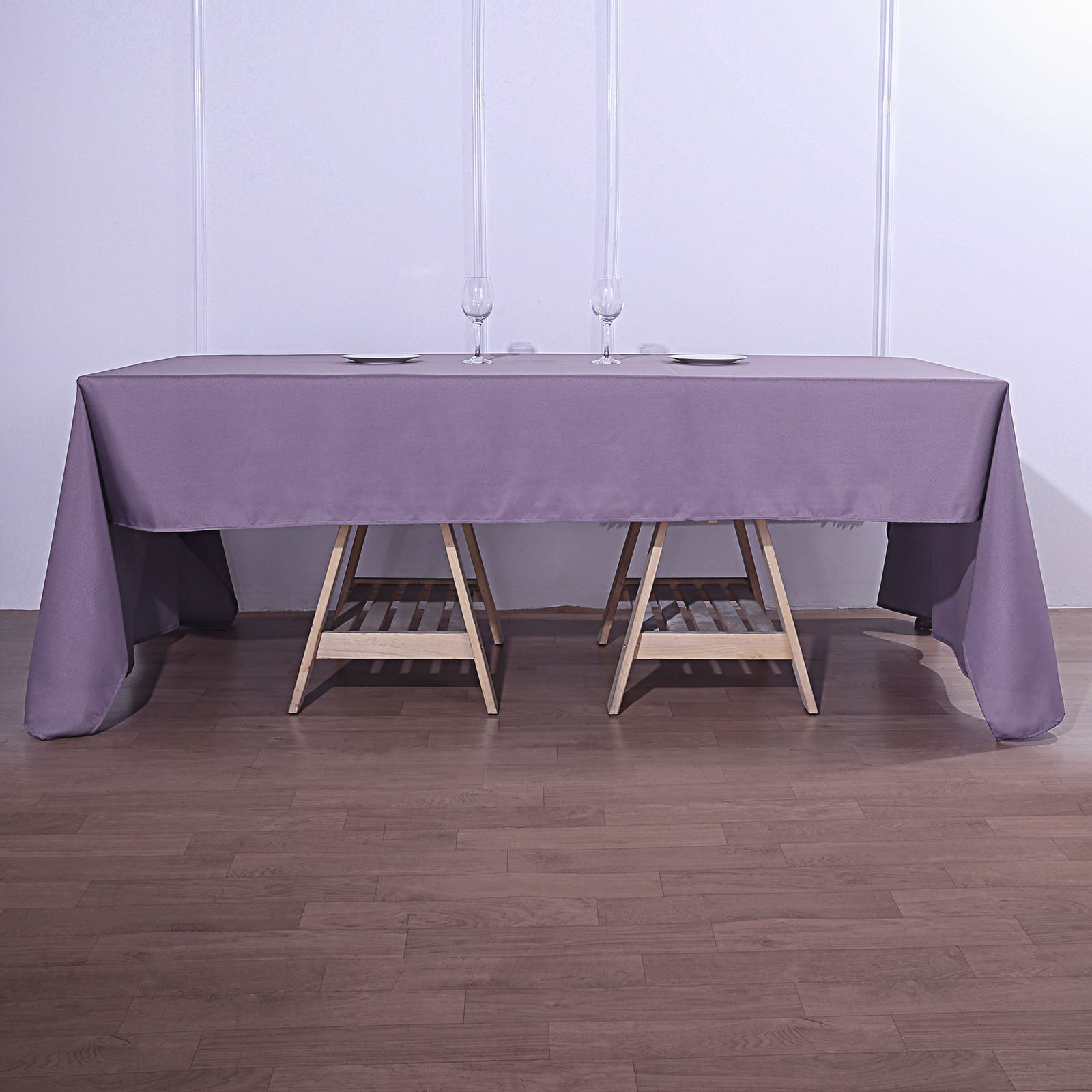 Violet Amethyst Tablecloth 72 Inch x 120 Inch Polyester Rectangle