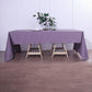 Reusable Linen Tablecloth in Violet Amethyst 72 Inch x 120 Inch