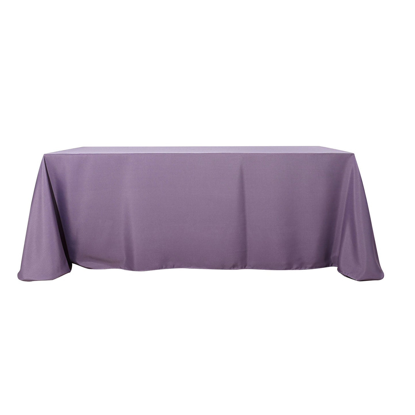 Rectangular Polyester Violet Amethyst Tablecloth 90 Inch x 156 Inch
