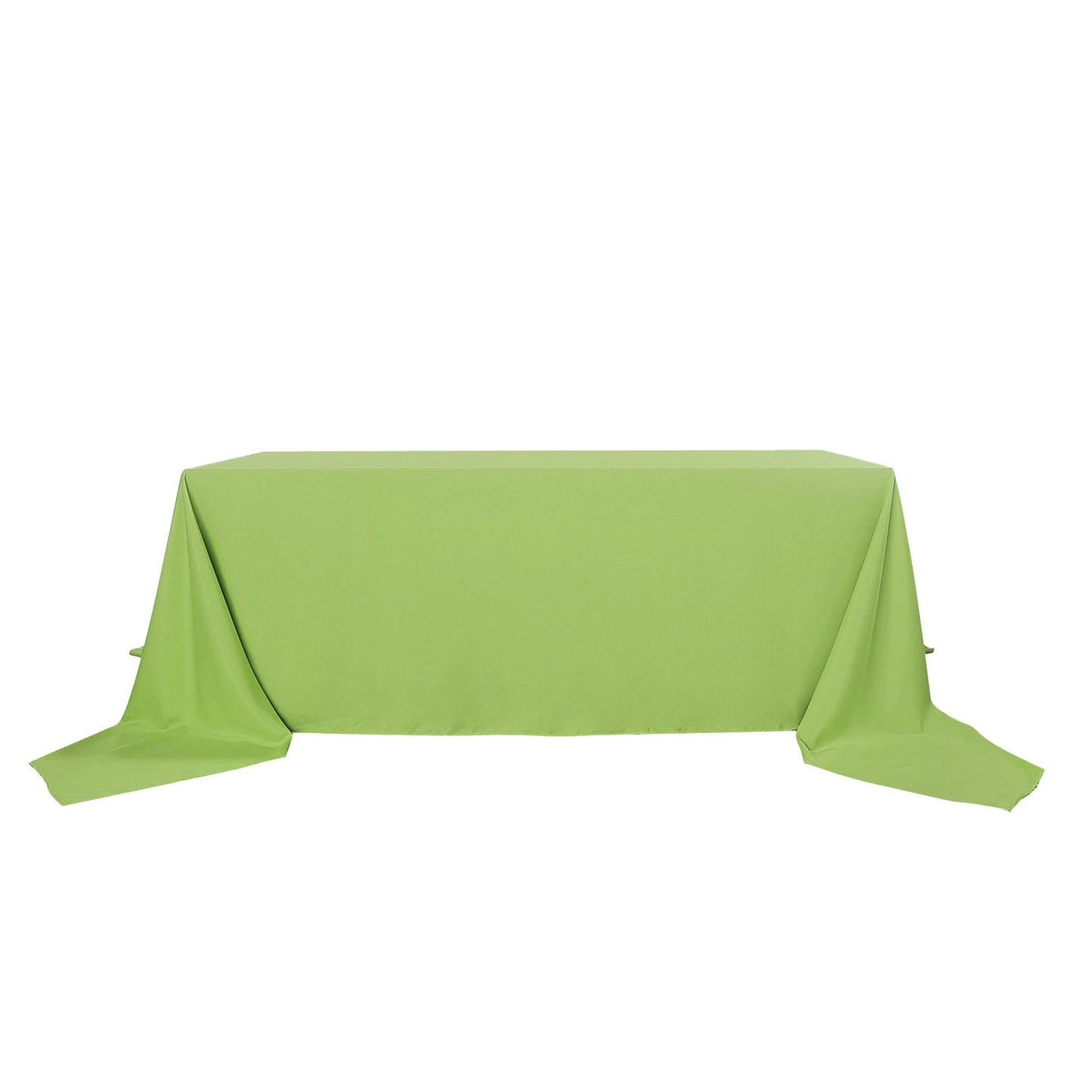 Polyester Tablecloth in Apple Green 90x156 Inch Rectangle
