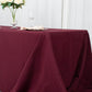 90x156inch Burgundy 200 GSM Seamless Premium Polyester Rectangular Tablecloth