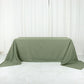Polyester Rectangular Tablecloth 90x156 Inch Eucalyptus Sage Green