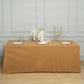 90 x156 inches Gold Polyester Rectangular Tablecloth