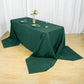 90x156inch Hunter Emerald Green 200 GSM Seamless Premium Polyester Rectangular Tablecloth