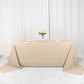 90"x156" Nude Seamless Polyester Rectangular Tablecloth