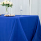 90x156inch Royal Blue 200 GSM Seamless Premium Polyester Rectangular Tablecloth