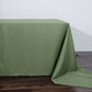 Polyester Tablecloth in Olive Green 90 Inch x 156 Inch Rectangle