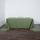 90"x156" Olive Green Seamless Polyester Rectangular Tablecloth