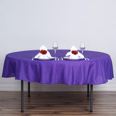 Elegant Design of the Purple Seamless Tablecloth