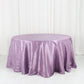 132 Inch Tablecloth In Violet Amethyst Accordion Crinkle Taffeta
