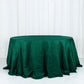 132 Inch Emerald Green Seamless Tablecloth In Accordion Crinkle Taffeta