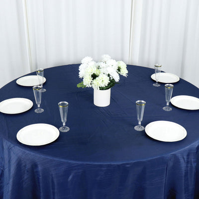 Versatile Styling Options with Navy Blue Tablecloth