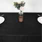 Accordion Crinkle Taffeta Black Rectangle Tablecloth 90 Inch x 132 Inch