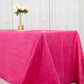 90x132inch Fuchsia Accordion Crinkle Taffeta Rectangular Tablecloth