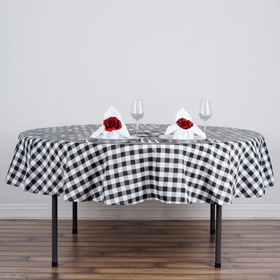 Sophisticated Design of the Buffalo Plaid Tablecloth
